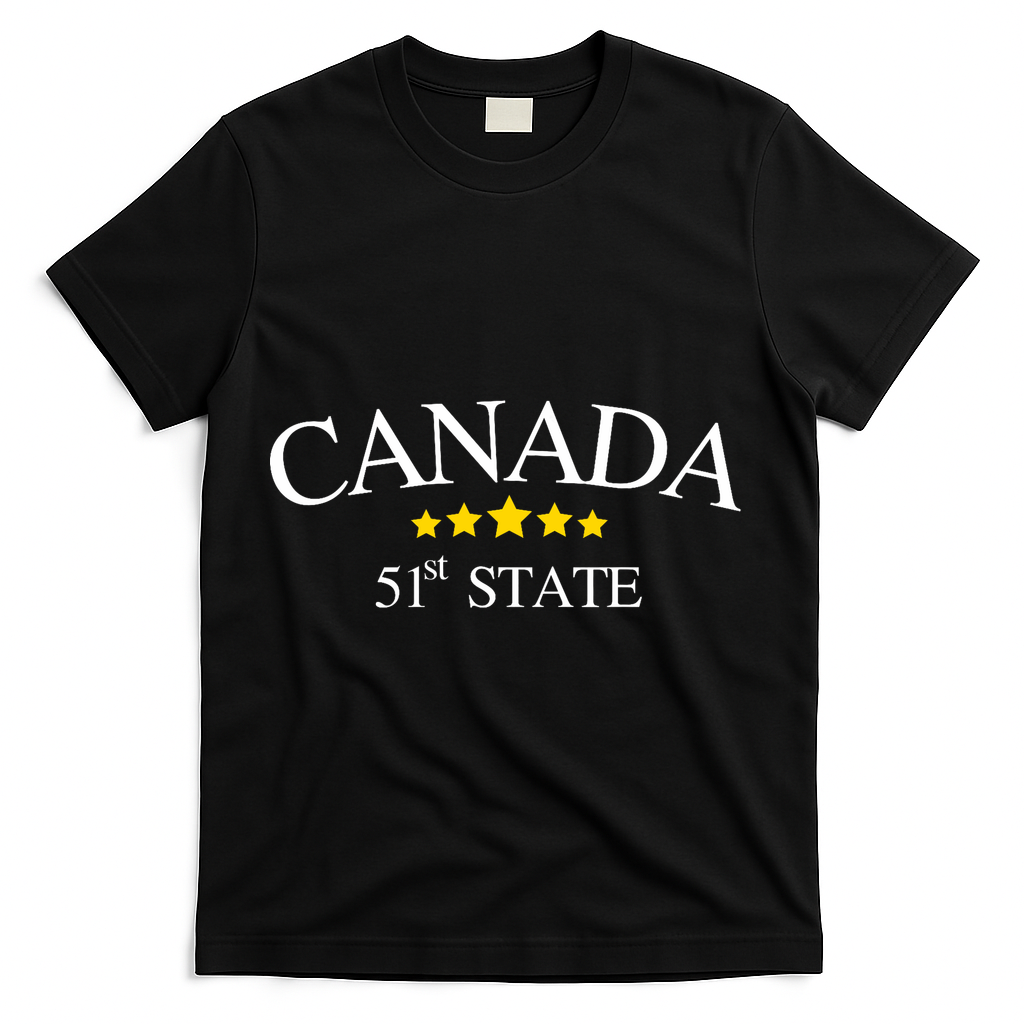 51st State Canada T-Shirt - Black