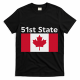 51st State Canada Funny Trump T-Shirt - Black