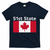 51st State Canada Funny Trump T-Shirt - Navy