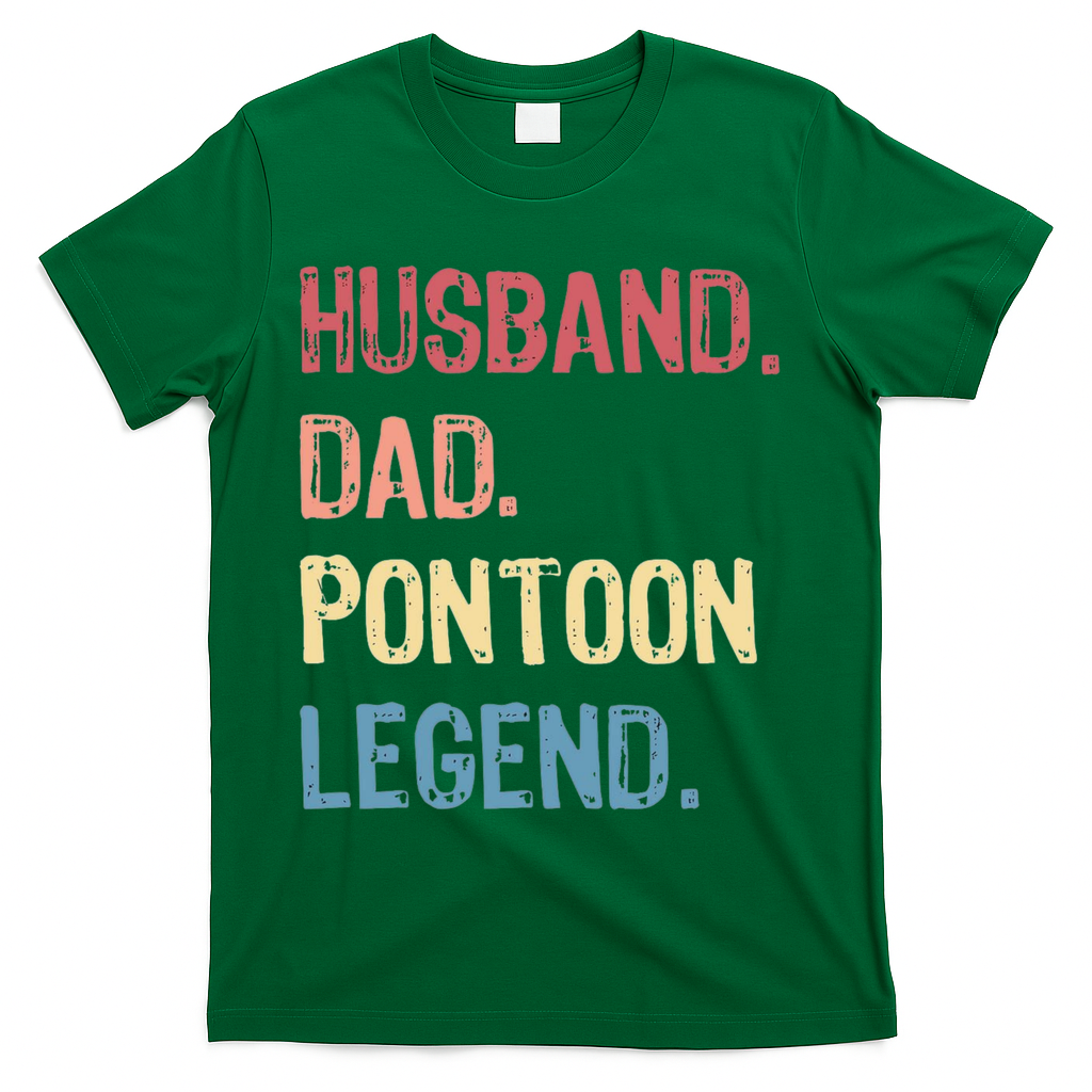 Husband Dad Pontoon Legend T-Shirt