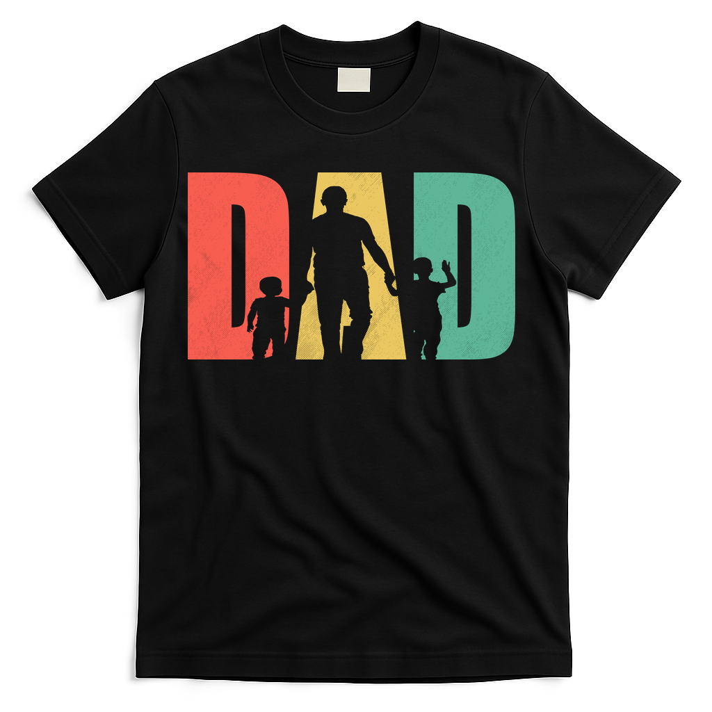 Retro Dad Fathers Day Gift T-Shirt