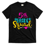 5th Grade Squad Team Arrow Heart T-Shirt