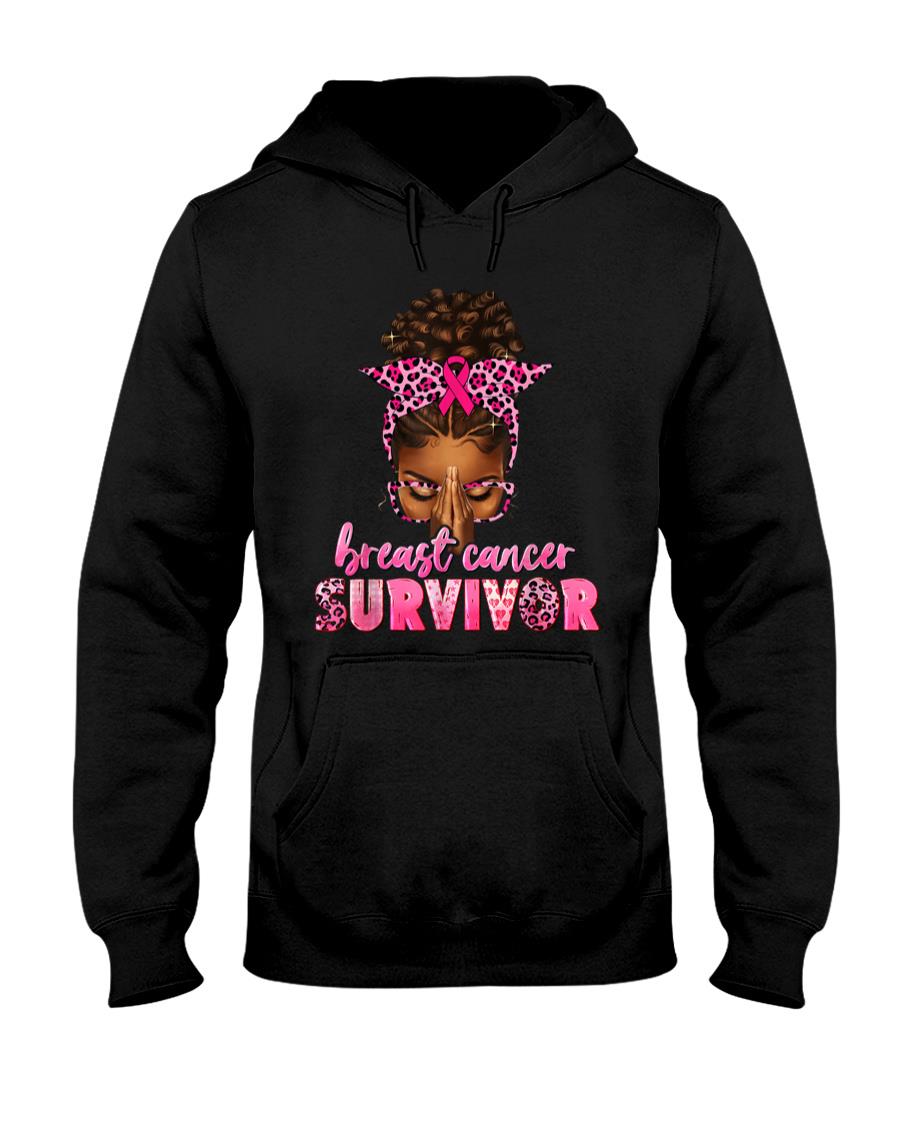 Breast Cancer Survivor Black Women Afro African Christian T-Shirt