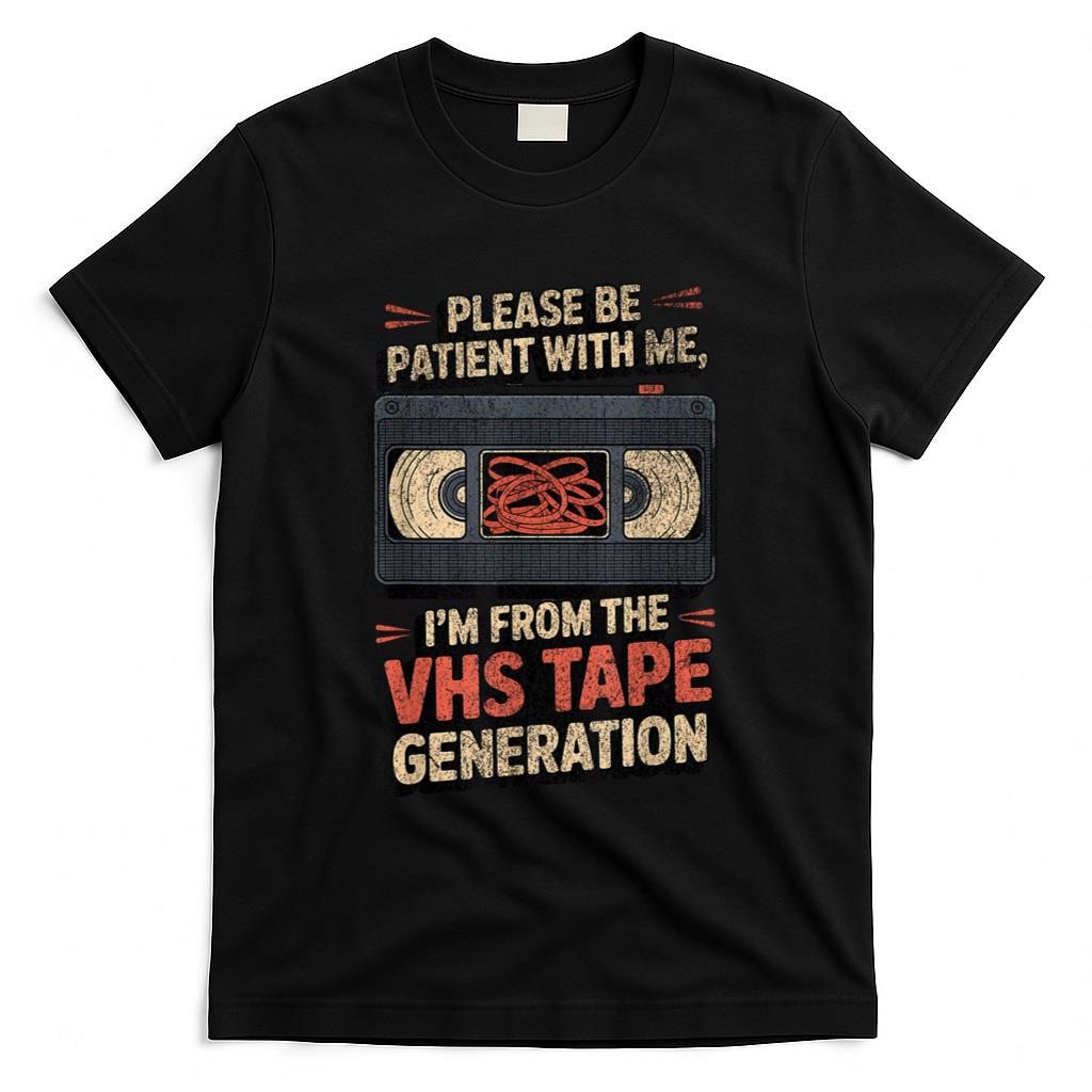 Retro Nostalgia - VHS Tape Generation 90s Nostalgia Retro Design Tee T-Shirt