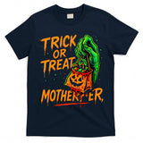 Trick or Treat, Motherfer – Zombie Hand Graffiti Glow Oversized T-Shirt