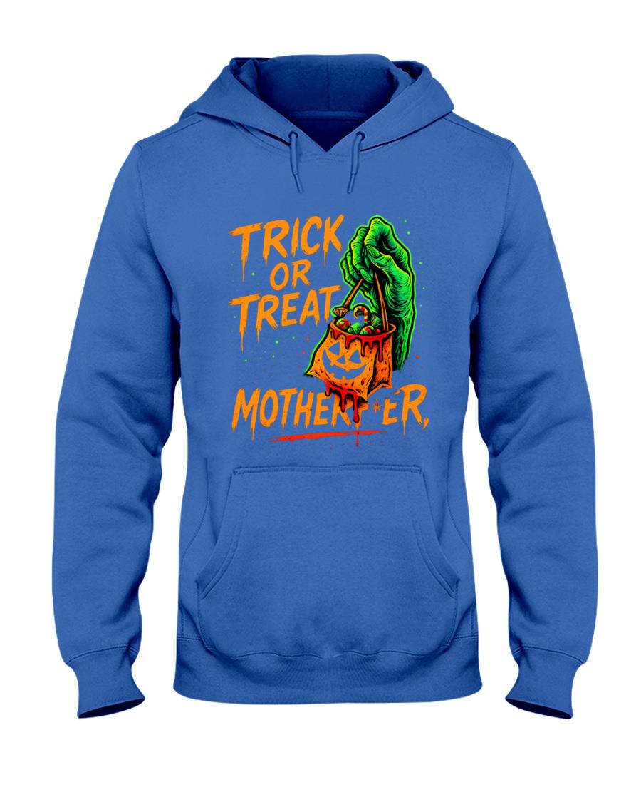 Trick or Treat, Motherfer – Zombie Hand Graffiti Glow Oversized T-Shirt