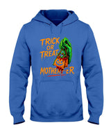 Trick or Treat, Motherfer – Zombie Hand Graffiti Glow Oversized T-Shirt