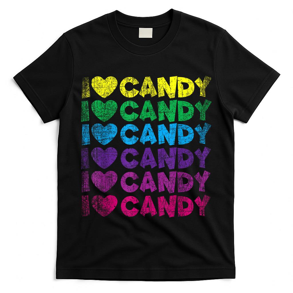 I Love Candy - Halloween Party Cute Trick or Treat T-Shirt
