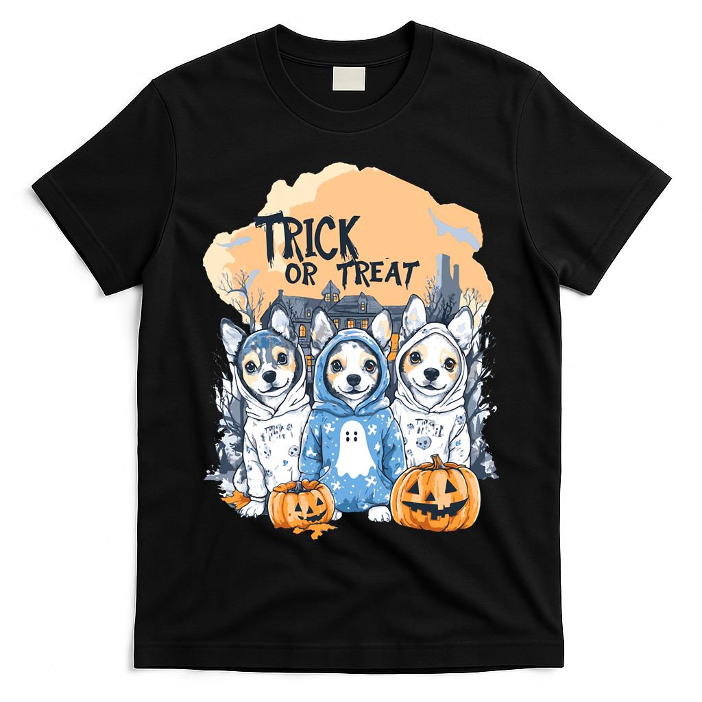 Corgi Trick or Treat - Corgi Halloween Special Essential T-Shirt