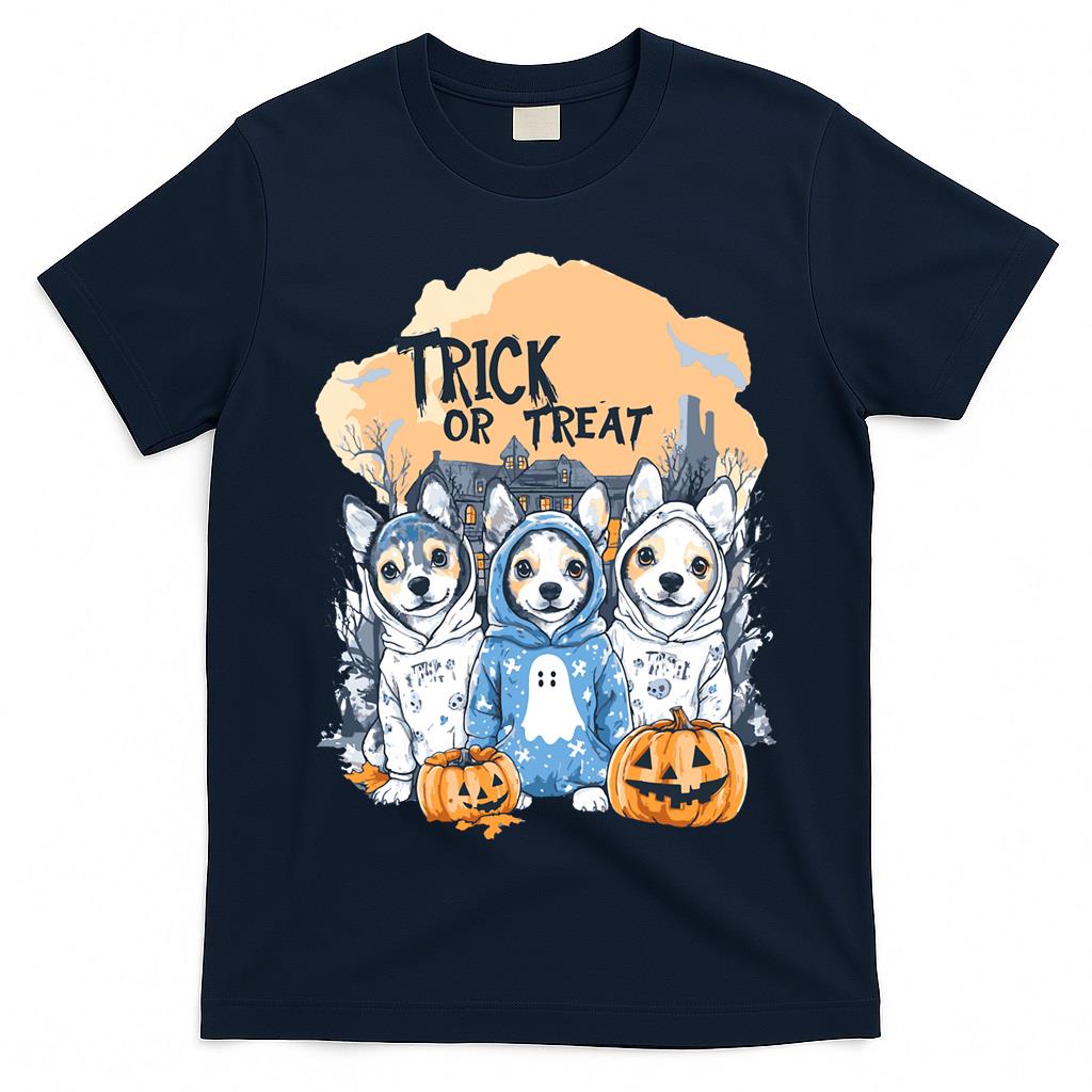 Corgi Trick or Treat - Corgi Halloween Special Essential T-Shirt
