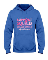 Support Groovy Squad Pink Ribbon Breast Cancer Awareness T-Shirt