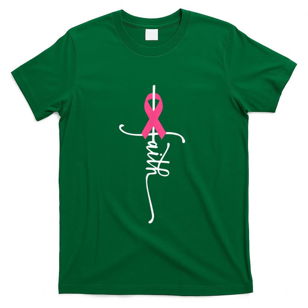 Breast Cancer Faith Breast Cancer Awareness Breast Cancer T-Shirt