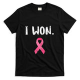 Breast Cancer Survivor I Won Pink Ribbon Awareness Women T-Shirt