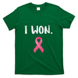 Breast Cancer Survivor I Won Pink Ribbon Awareness Women T-Shirt