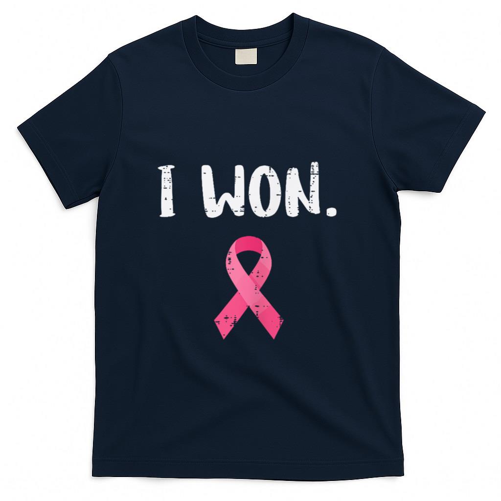 Breast Cancer Survivor I Won Pink Ribbon Awareness Women T-Shirt