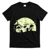 Flamingo Pink Exotic Bird Halloween Spooky Trick Or Treat T-Shirt
