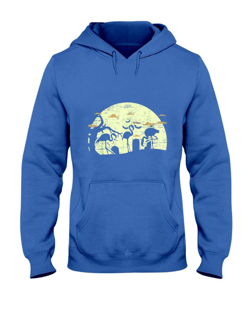 Flamingo Pink Exotic Bird Halloween Spooky Trick Or Treat T-Shirt