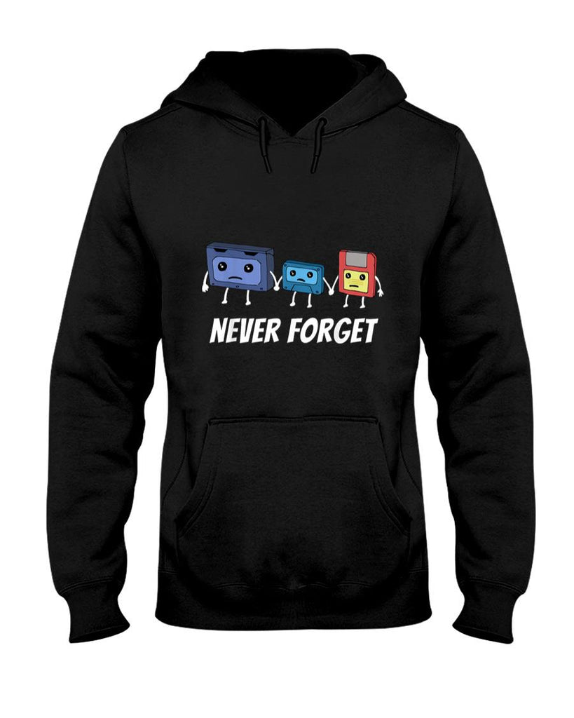 Retro Nostalgia - Never Forget Cassette Clothing - Never Forget Cassette T-Shirt - Women's RetroNostalgia Fans - Black