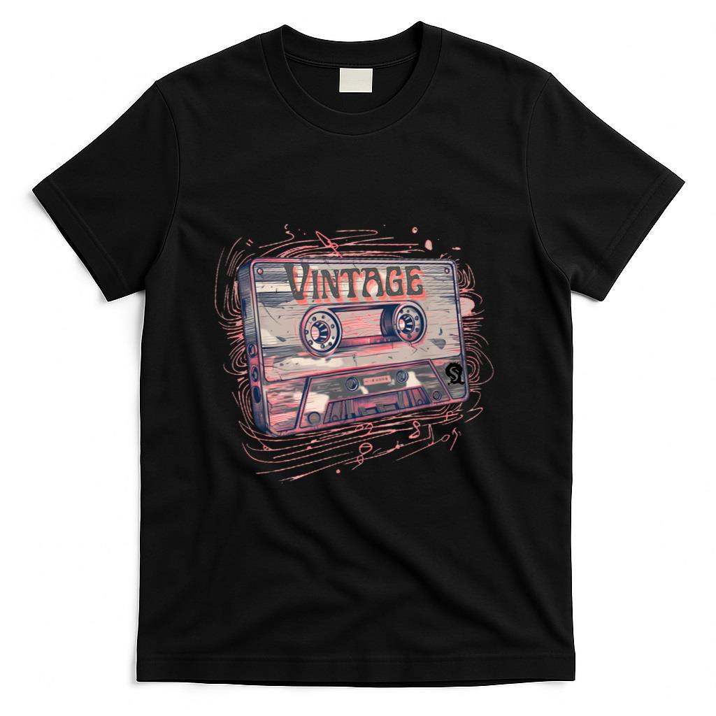 Retro Nostalgia - Vintage Cassette 80s Music Tape Retro Nostalgia 80 Throwback T-Shirt