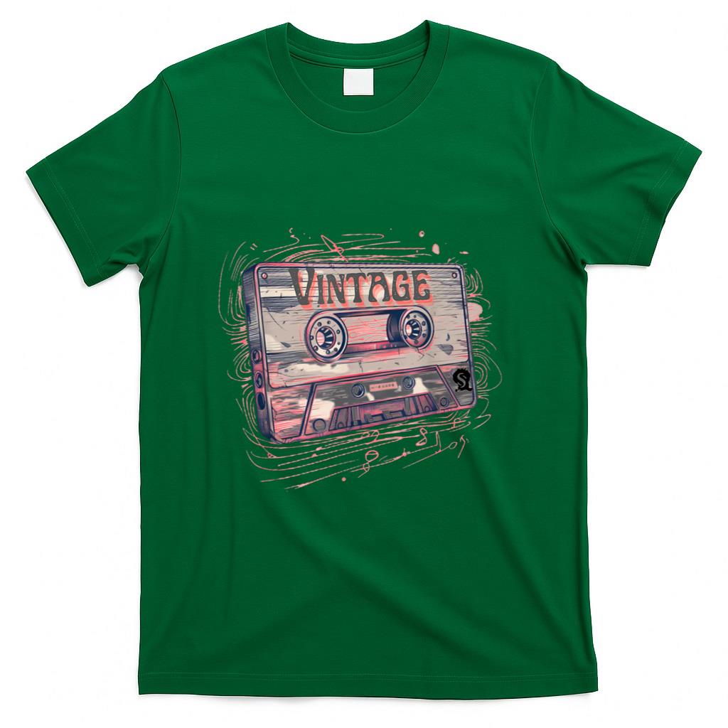 Retro Nostalgia - Vintage Cassette 80s Music Tape Retro Nostalgia 80 Throwback T-Shirt