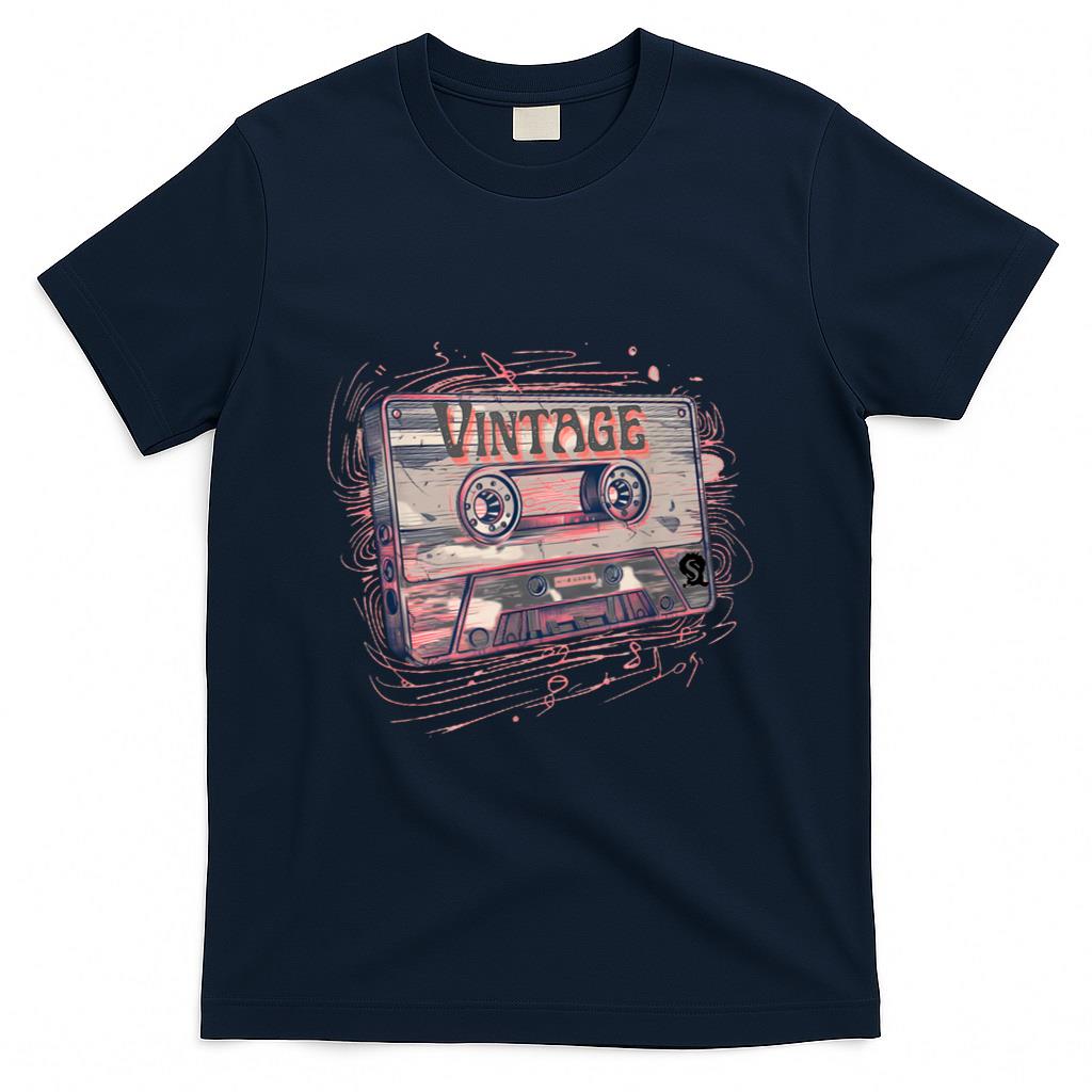 Retro Nostalgia - Vintage Cassette 80s Music Tape Retro Nostalgia 80 Throwback T-Shirt