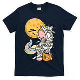 Funny Mummy Unicorn Halloween scary Trick Or Treats T-Shirt
