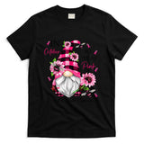 In October We Wear Pink Gnome Breast Cancer Awareness T-Shirt
