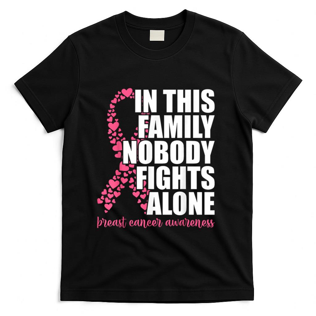 Breast Cancer Shirts for Family Pink Breast Cancer Awareness T-Shirt
