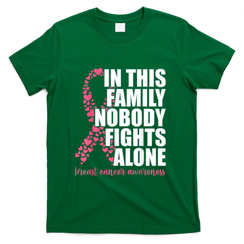 Breast Cancer Shirts for Family Pink Breast Cancer Awareness T-Shirt