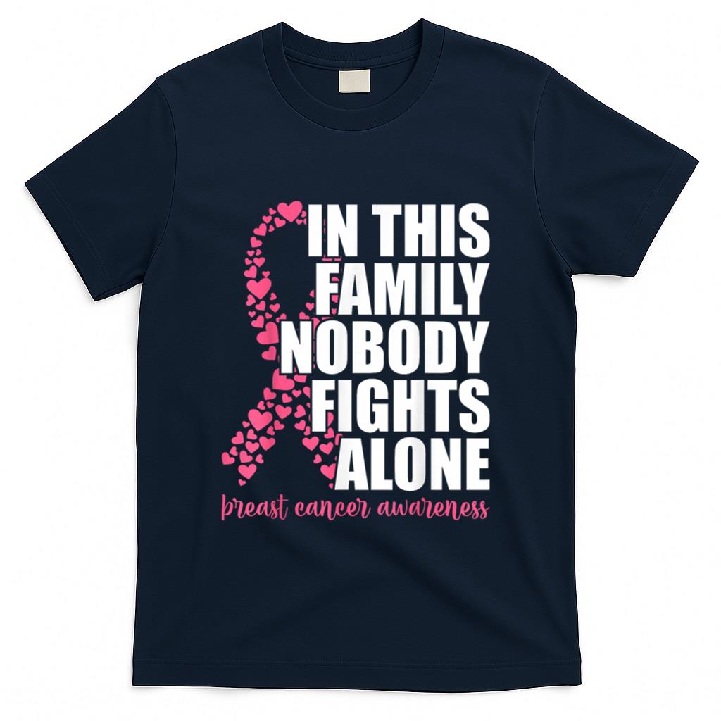 Breast Cancer Shirts for Family Pink Breast Cancer Awareness T-Shirt