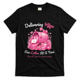 Postal Clerk Breast Cancer Awareness October We Wear Pink T-Shirt