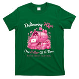 Postal Clerk Breast Cancer Awareness October We Wear Pink T-Shirt