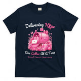 Postal Clerk Breast Cancer Awareness October We Wear Pink T-Shirt