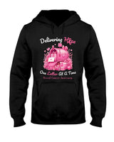 Postal Clerk Breast Cancer Awareness October We Wear Pink T-Shirt