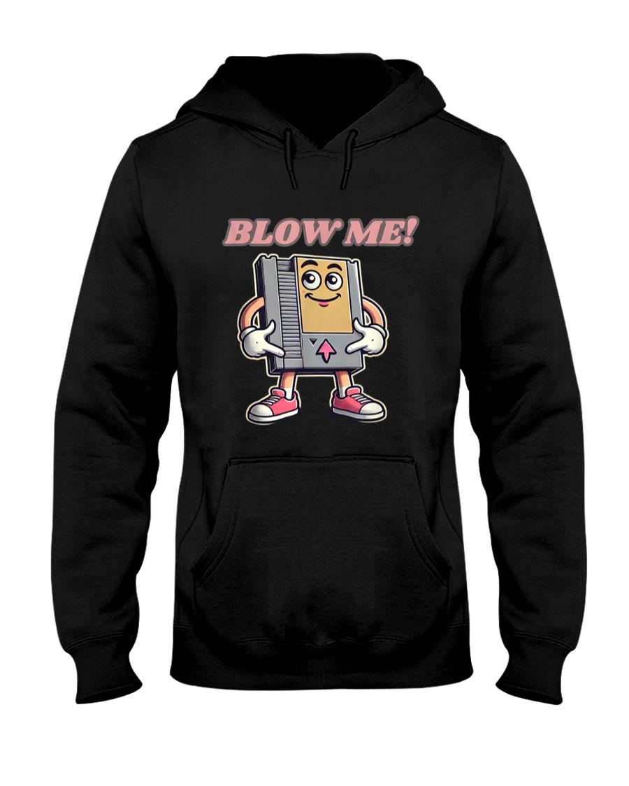 Retro Nostalgia - Blow Me Funny Retro Gamer T-Shirt