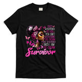 I Am The Storm Survivor Black Woman Breast Cancer Awareness T-Shirt