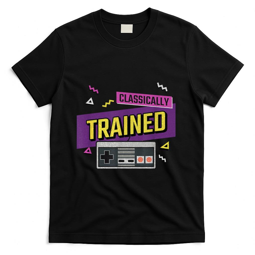 Retro Nostalgia - Classic Trained Retro Video Game 80s T-Shirt