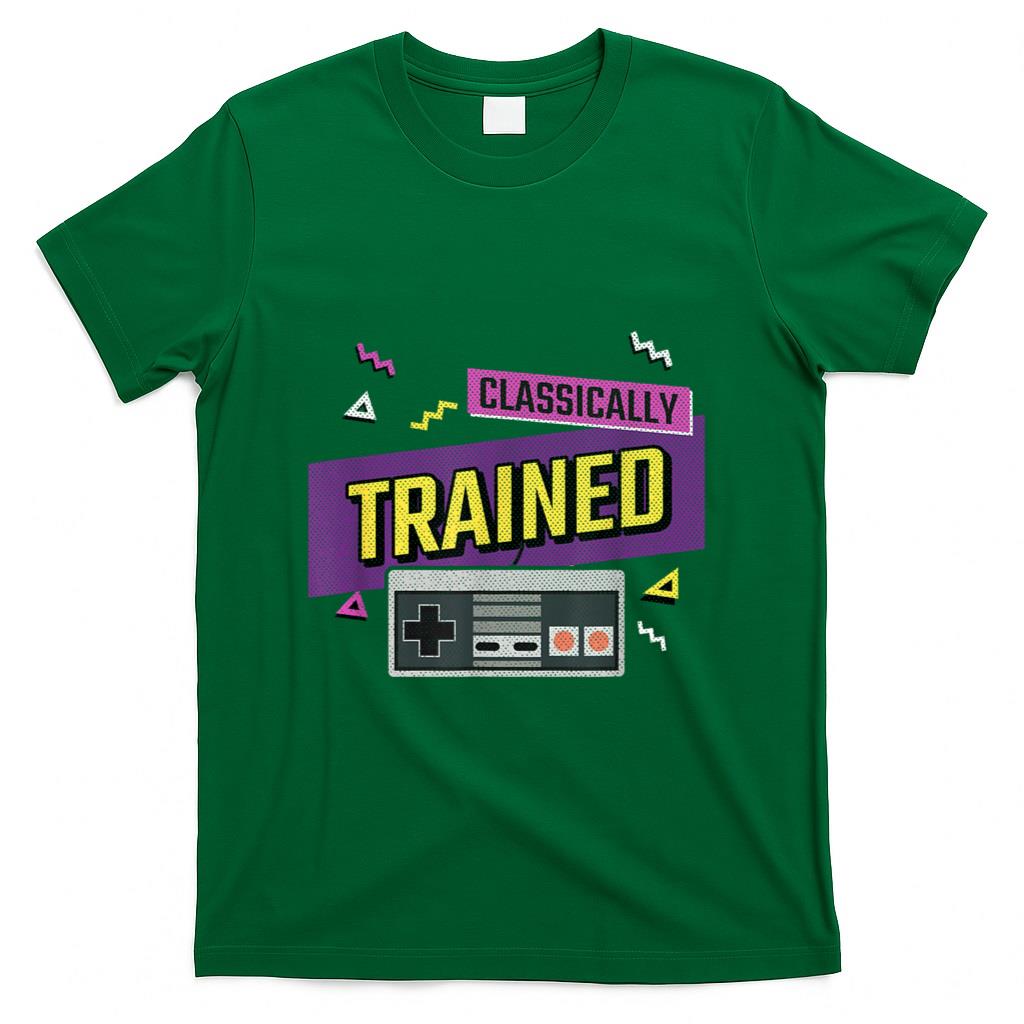 Retro Nostalgia - Classic Trained Retro Video Game 80s T-Shirt