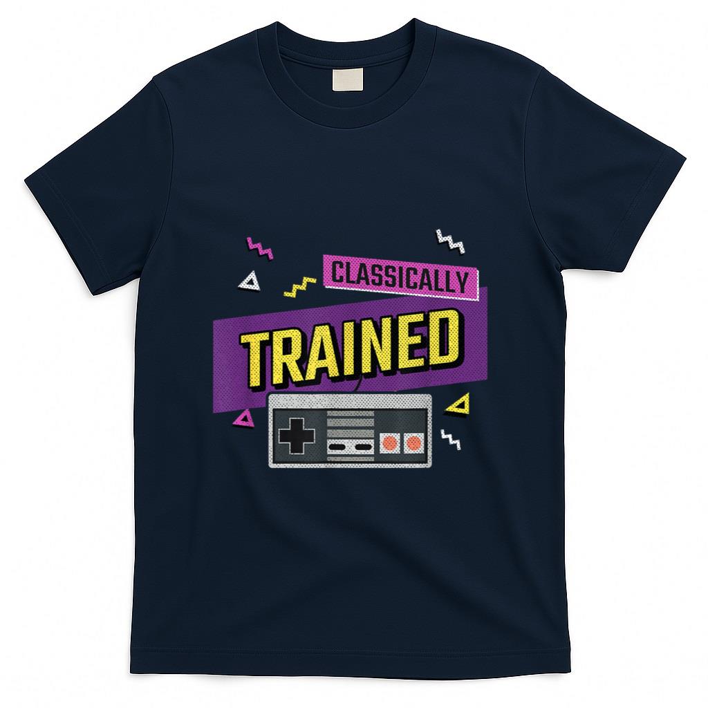 Retro Nostalgia - Classic Trained Retro Video Game 80s T-Shirt
