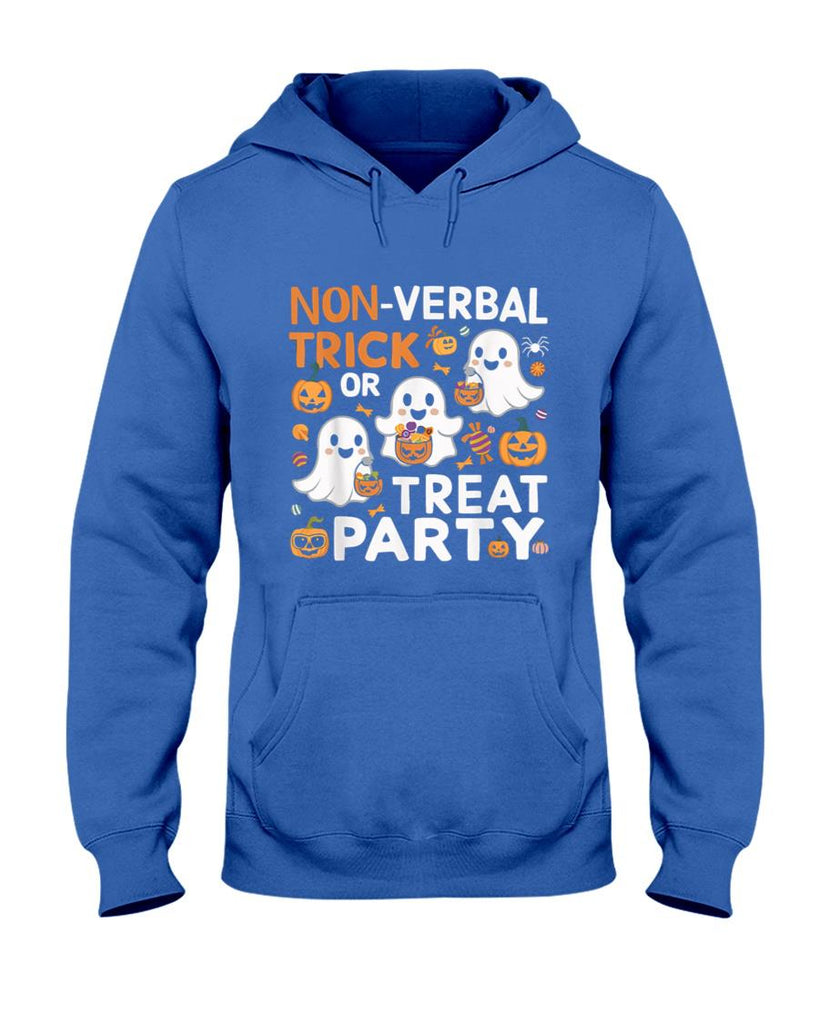 Support Autism Halloween Spooky Autistic Trick Or Treat  Style 2 T-Shirt