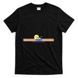 Retro Nostalgia - Back To The Future Delorean Retro Chest Stripes T-Shirt