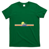 Retro Nostalgia - Back To The Future Delorean Retro Chest Stripes T-Shirt