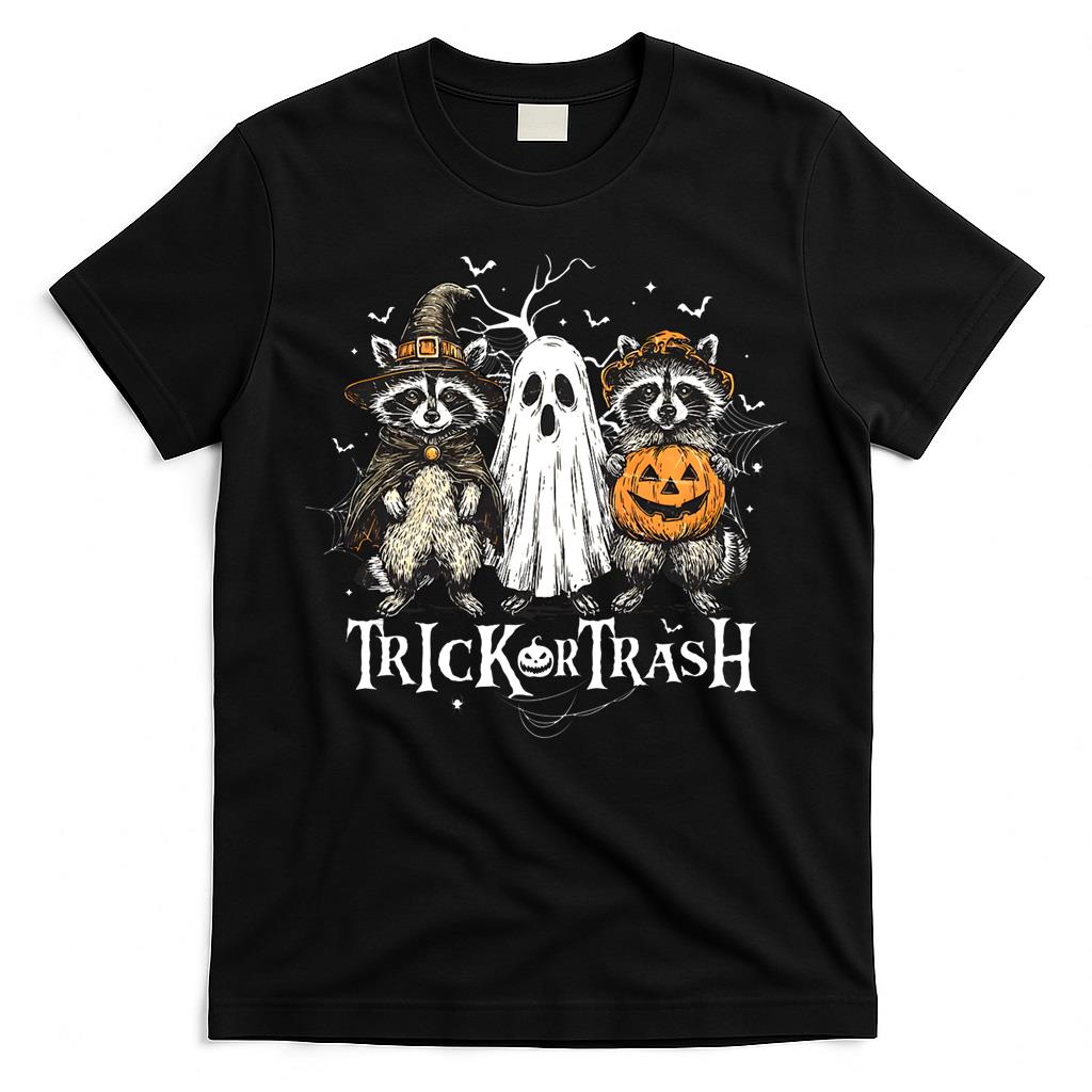 Trick Or Trash Raccoon Halloween Essential T-Shirt