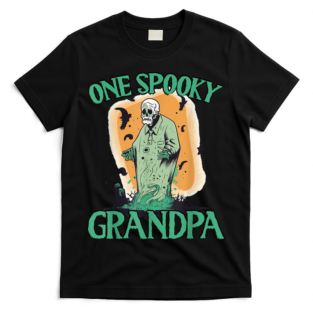 Grandpa Halloween Costume Spooky Grandfather Trick Or Treat T-Shirt