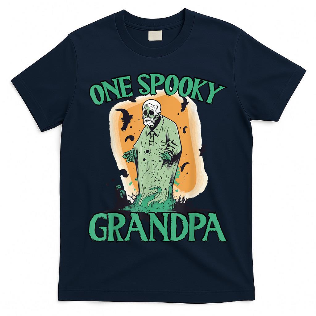 Grandpa Halloween Costume Spooky Grandfather Trick Or Treat T-Shirt
