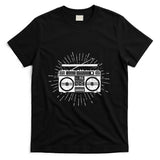 Retro Nostalgia - Old School Boombox Tshirt - Retro Music 80s 90s Nostalgia