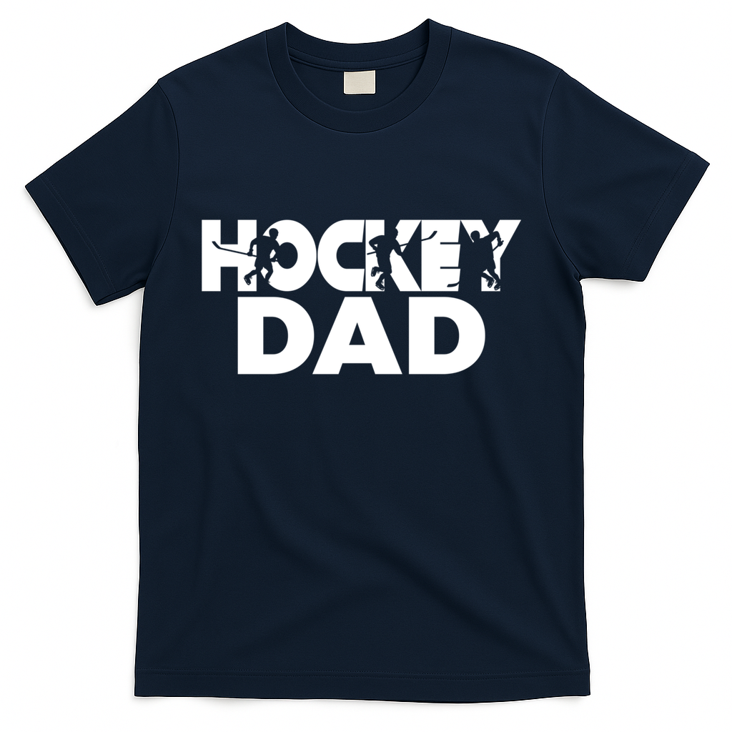 Ice Hockey Father Player Coach Hockey Dad Gift T-Shirt