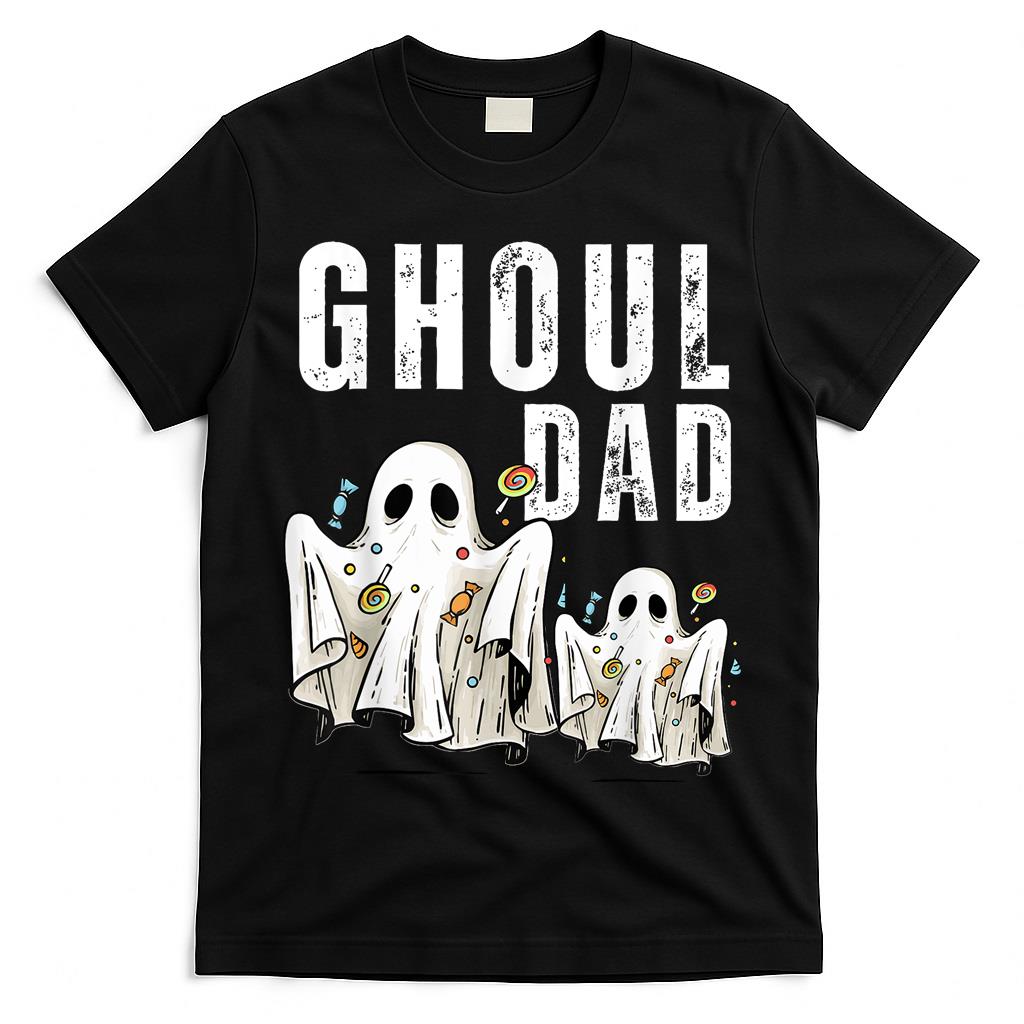 Ghoul Dad Halloween Father Daddy Ghost Trick or Treating T-Shirt