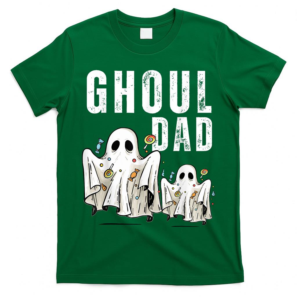 Ghoul Dad Halloween Father Daddy Ghost Trick or Treating T-Shirt