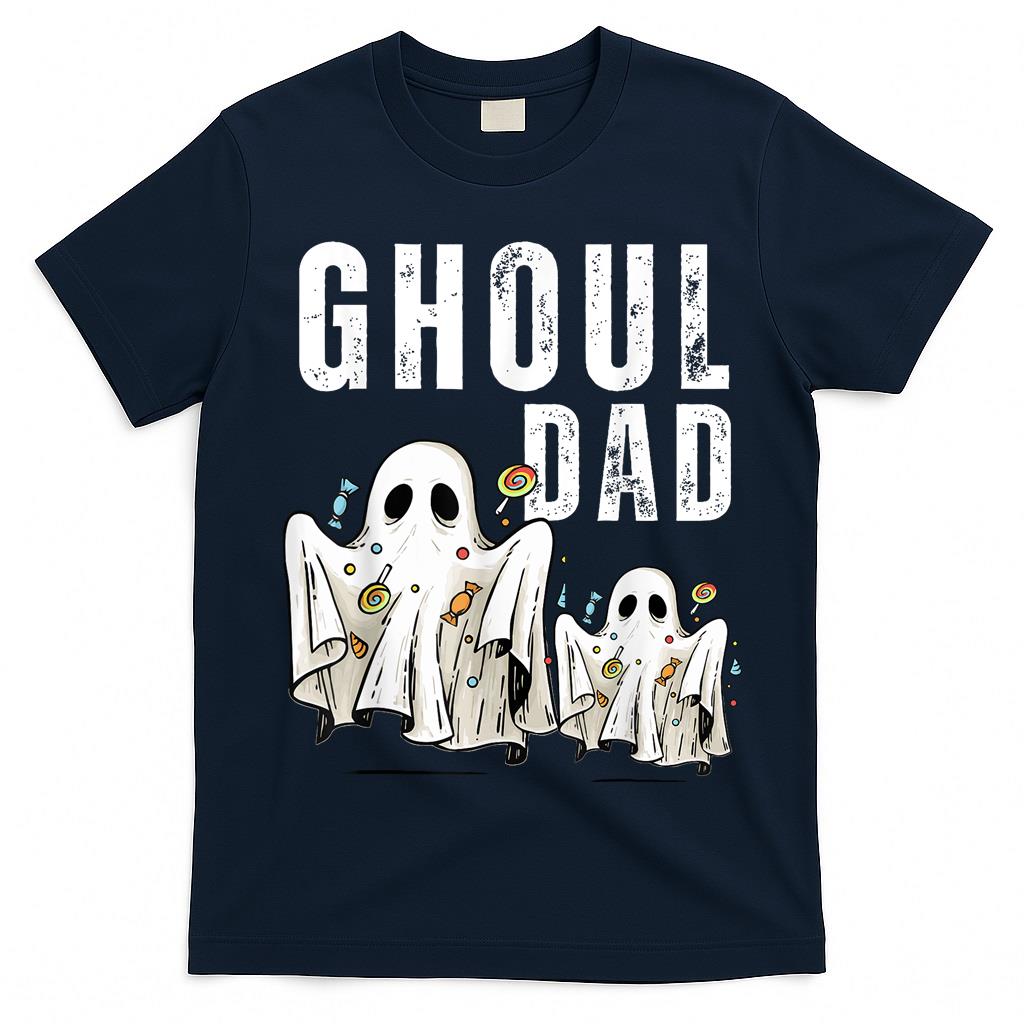 Ghoul Dad Halloween Father Daddy Ghost Trick or Treating T-Shirt